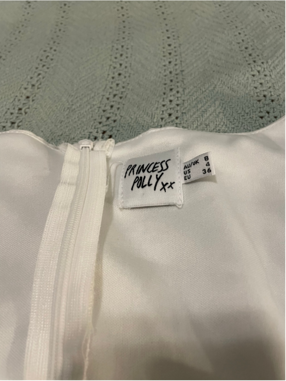 Princess Polly “The Villa” Mini faux wrap babydoll Dress Size 4 cottagecore - Picture 6 of 8